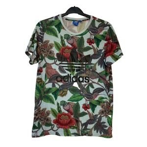 Adidas Originals x FarmRio Birds Floral Tee Shirt  Size S‎